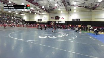 125 lbs Cons. Round 1 - Emily Montiel, Downey vs Dina Yancor, Loara