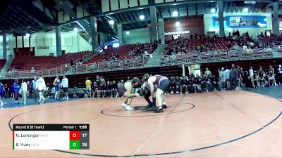 285 lbs Round 6 (8 Team) - Bryson Huey, Columbus vs Nate Leininger, Waverly