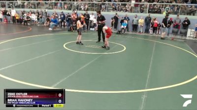 84 lbs Round 2 - Zeke Ostler, Anchor Kings Wrestling Club vs Brian Mahoney, Mid Valley Wrestling Club