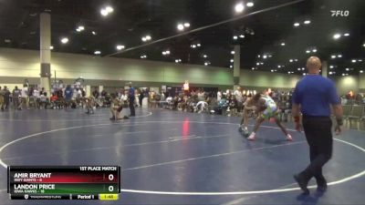 132 lbs Placement Matches (8 Team) - Amir Bryant, Indy Giants vs Landon Price, Iowa Hawks