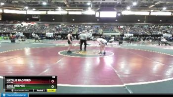 152 lbs Cons. Round 3 - Natalie Radford, Skyline vs Sage Holmes, Wasatch