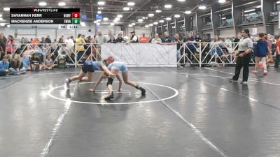 110 lbs Round 3 (12pm Friday) - Mackenzie Anderson, Team VA/USA vs Savannah Kerr, NCWAY National Team
