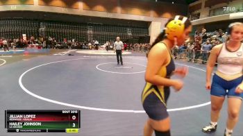135 lbs Cons. Round 4 - Judith Suastegui, Gregori vs Evelynn Hendrix, Reed