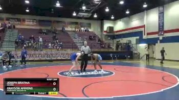 132 lbs Round 5 - Joseph Bratina, Helena vs Grayson Ammons, Mortimer Jordan HS