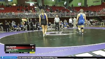 170 lbs Finals (2 Team) - Ava Slechta, Seward Girls vs Claire Florell, Kearney Girls