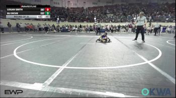 46 lbs Round Of 32 - Logan Smith, Smith Wrestling Academy vs Eli Dicus, Fort Gibson Youth Wrestling