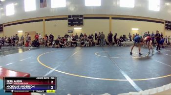 126 lbs Cons. Round 5 - Seth Aubin, Hobart Wrestling Club vs Nicholas Anderson, Legends Of Gold Wrestling