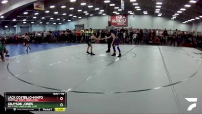 56 lbs Champ. Round 2 - Jack Costello-Minto, Chantilly Youth Association vs Grayson Jones, Battlecats Wrestling Club