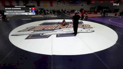 103 A Champ. Round 2 - Madison Nieuwenhuis, Unattached vs Juliana Alejandro, William Jewell College