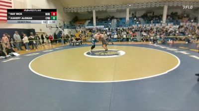 285 lbs Semifinal - Ray Rice, Worland vs Xakery Aleman, Lyman