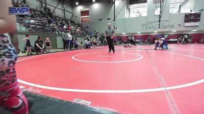 66 lbs Rr Rnd 2 - Cairo Anderson, ICEFIGHTER U vs Madilynn Filby, Collinsville Cardinal Youth Wrestling