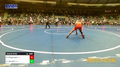 105 lbs Consi Of 16 #2 - Brylan Mcgonigal, Cowboy Wrestling Club vs Hawke Garrett, Maverick