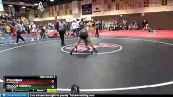 113 lbs Cons. Round 3 - Maddox Herrera, Esperanza vs Ryan Khan, Etiwanda Hs