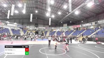 102 lbs Semifinal - Wyatt Forney, Wymore Southern vs Diego Garcia, New Mexico Bad Boyz