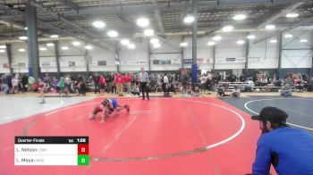 86 lbs Quarterfinal - Liam Nelson, Lebanon Mat Club vs Liam Maya, Madera WC