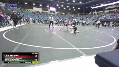 84 lbs Champ. Round 1 - Kashten Barrett, Iron Grapplers Wrestling Club vs Cade Kreamer, Prodigy Elite