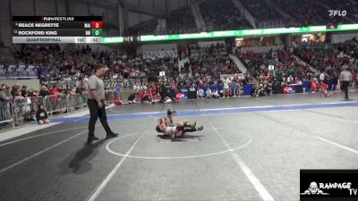 58 lbs Quarterfinal - Reace Negrette, Maize vs Rockford King, Bobcat WC