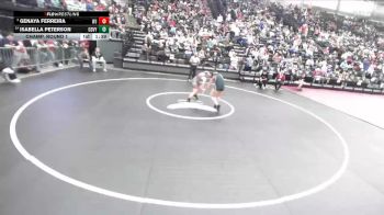 5A 135 lbs Champ. Round 1 - Genaya Ferreira, West Jordan vs Isabella Peterson, Cedar Valley