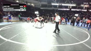 165 lbs Champ. Round 1 - Andy Wei, Mercer Island vs Caleb Newport, Camas