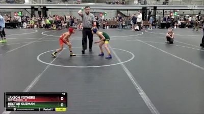 48 lbs Round 2 (4 Team) - Jaxson Yothers, Mat Warriors vs Hector Guzman, Revival