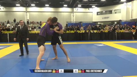 Paul Kretschmer vs Coleman Malachi Luker 2024 World IBJJF Jiu-Jitsu No-Gi Championship