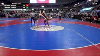 1-5A 165 1st Place Match - Heaven Bishop, Weaver vs Emerald Hunter, Alexandria HS