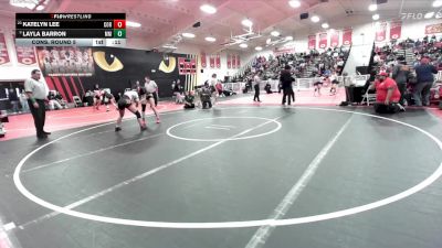 135 lbs Cons. Round 5 - Katelyn Lee, Corona vs Layla Barron, Murrieta Mesa