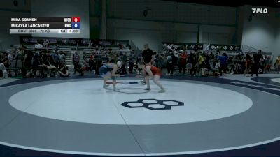 72 kg Cons. Sub-quarters - Mira Sonnen, New York City RTC vs Mikayla Lancaster, Menlo Wrestling Club
