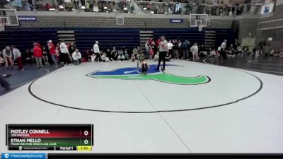 50 lbs Round 3 - Ethan Mello, Mountain Man Wrestling Club vs Motley Connell, 208 Badgers