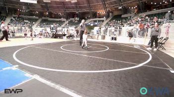 46 lbs Consi Of 16 #2 - Gideon Fox, Locust Grove Youth Wrestling vs Walker Scheulen, Salina Wrestling Club