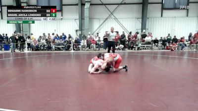 149 lbs Consi Of 8 #1 - Benjamin Hankinson, Bridgewater vs Miguel Arcila Londono, Bridgewater