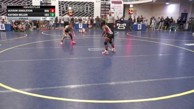 75 lbs Final - Jaxson Singleton, Donahue W.A. vs Kayden Miller, Crestwood
