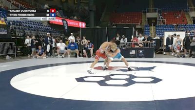 126 lbs Semis - Cruzer Dominguez, Nebraska vs Titan Friederichs, Minnesota