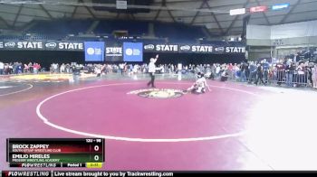 98 lbs Cons. Round 5 - Brock Zappey, South Kitsap Wrestling Club vs Emilio Mireles, Prosser Wrestling Academy