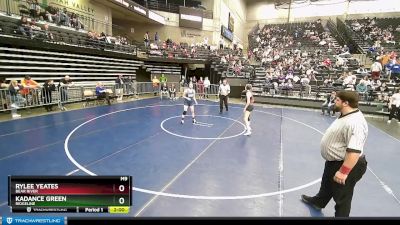 4A 130 lbs Cons. Round 2 - Rylee Yeates, Bear River vs Kadance Green, Ridgeline