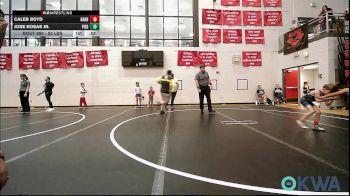 55 lbs 3rd Place - Caleb Boyd, Harrah Little League Wrestling vs Jose Rosas Jr., Piedmont