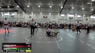 165 lbs Round 1 (6 Team) - Cameron Martin, Osprey WC vs Landon Dunlap, All American