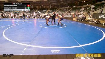 130 lbs 5th Place - Rawston Rogers, F-5 Grappling vs Raishaun Stover, Brecksville-Broadview Hts