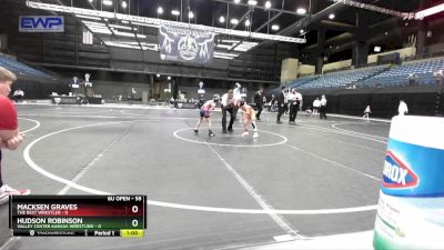 55 lbs Round 5 - Macksen Graves, The Best Wrestler vs Hudson Robinson, Valley Center Kansas Wrestling