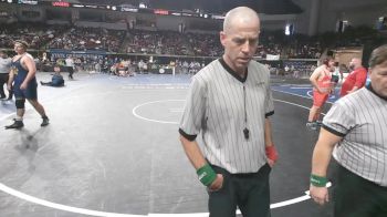 D 1 285 lbs Cons. Round 2 - Alex Hughes, Covington vs Lucas Wruble, Haughton