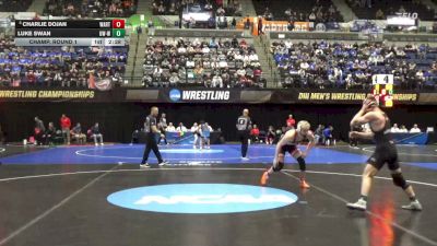 157 lbs Champ. Round 1 - Charlie Dojan, Wartburg vs Luke Swan, Wis.-Whitewater