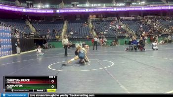 2A 126 lbs Champ. Round 1 - Adrian Fox, Chase vs Christian Peace, East Davidson