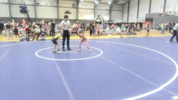54 lbs Quarterfinal - Paityn Dickson, Illinois Valley YW vs Brayson Higdon, No Limits Wrestling Club