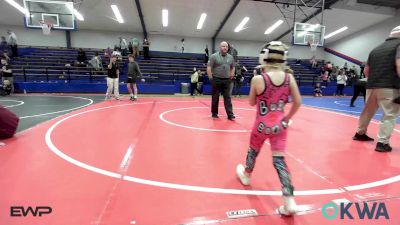43 lbs Final - Riley Tarwater, Eufaula Ironheads Wrestling Club vs Dilynn Burch, Team Tulsa Wrestling Club