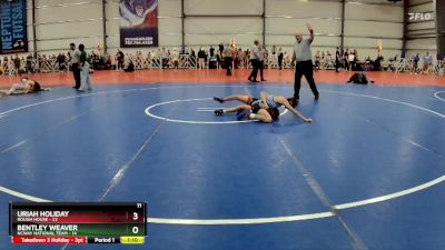 105 lbs Rd# 6- 9:00am Saturday Final Pool - Bentley Weaver, NCWAY National Team vs Uriah Holiday, Rough House