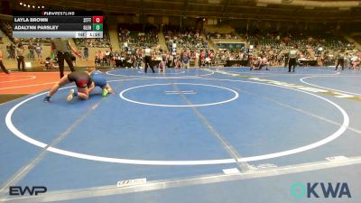 135 lbs Rr Rnd 2 - Layla Brown, Standfast vs Adalynn Parsley, Glenpool Warriors