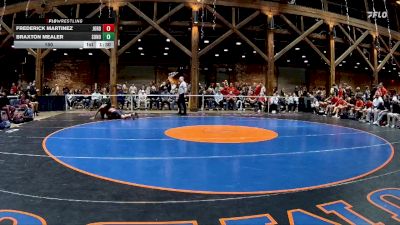 150 lbs 2nd Wrestleback (16 Team) - Braxton Mealer, Sonoraville vs Frederick Martinez, Jordan