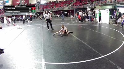 56 lbs Cons. Round 5 - Corrick Bruns, Syracuse Mat Club vs John Lehn, Nebraska Wrestling Academy