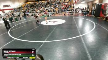110 lbs Champ. Round 1 - Allison Rodriguez, Pinedale vs Ella Godwin, Laramie
