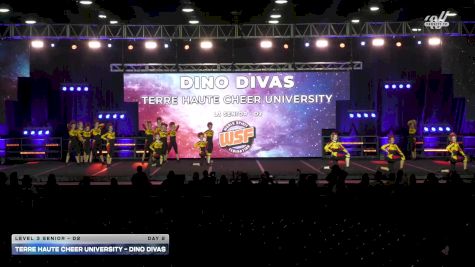 Terre Haute Cheer University - DINO DIVAS [2025 L3 Senior - D2 Day 2] 2025 WSF Grand Nationals